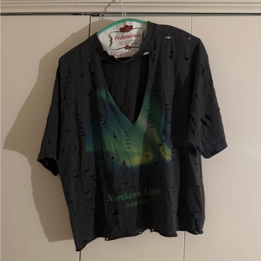 Upcycled Vintage Northern Lights Tee